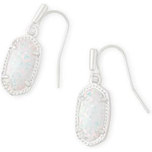 imageKendra Scott Lee Drop Earrings for WomenRHODIUM  WHITE OPAL
