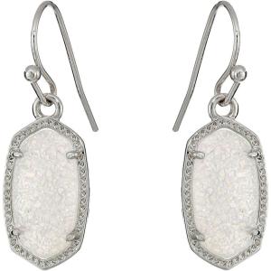 imageKendra Scott Lee Drop Earrings for WomenRhodiumIridescent Drusy