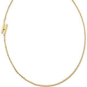 imageKendra Scott Letter AZ Inline Initial Necklace 18k Gold VermeilH