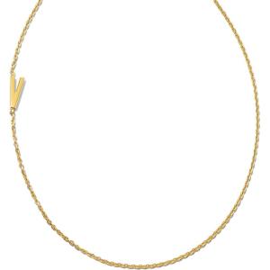 imageKendra Scott Letter AZ Inline Initial Necklace 18k Gold VermeilV