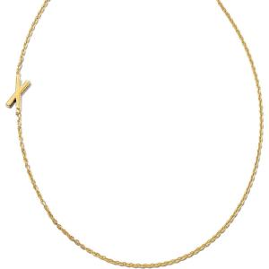 imageKendra Scott Letter AZ Inline Initial Necklace 18k Gold VermeilX