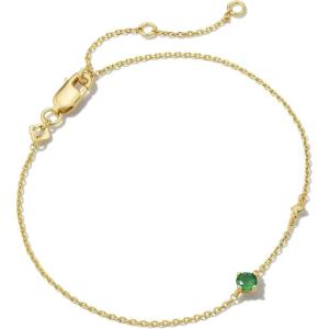 imageKendra Scott Maisie Delicate Chain BraceletGREEN ONYX VERMEIL