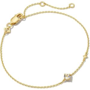imageKendra Scott Maisie Delicate Chain BraceletWHITE TOPAZ VERMEIL