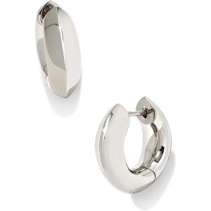 imageKendra Scott Mikki Metal Huggie Earring Fashion Jewelry for WomenRHODIUM  POLISHED METAL
