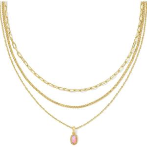 imageKendra Scott Mini Elisa Triple Strand Necklace Fashion Jewelry for WomenCARNATION KYOCERA OPAL