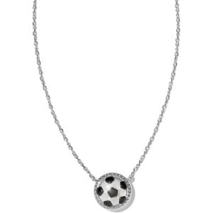 imageKendra Scott Soccer Short Pendant Necklace Fashion Jewelry for WomenRHODIUM