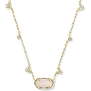 imageKendra Scott x Disney Mickey Mouse Elisa Short Pendant Necklace Fashion Jewelry for WomenGOLD  IRIDESCENT DRUSY