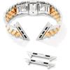 imageKendra Scott Alex 5 Link Watch Bands Compatible with Apple Watch Series 18 and 20mm Samsung Galaxy WatchGold  Silver   Rose Gold Stainless Steel