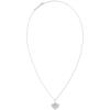 imageKendra Scott Ari Pave Heart Sterling Silver Charm Necklace in White Diamond Fine Jewelry for Women