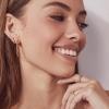 imageKendra Scott Audrey Hoop Earring 14k Yellow Gold White Diamond