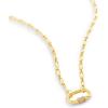 imageKendra Scott Bristol Link Necklace 18K Gold Vermeil White Sapphire