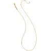 imageKendra Scott Cross Inline Pave Necklace 18k Gold Vermeil White Topaz