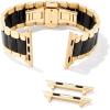 imageKendra Scott Dira 3 Link Watch Bands Compatible with Apple Watch and 20mm Samsung Galaxy WatchGold  Black Tone