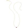 imageKendra Scott Marisa 18k Yellow Gold Oval Solitaire Pendant NecklaceAMETHYST
