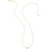 imageKendra Scott Marisa 18k Yellow Gold Oval Solitaire Pendant NecklaceRAINBOW MOONSTONE