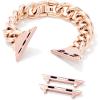 imageKendra Scott Whitley Chain Watch Bands Compatible with Apple Watch and 20mm Samsung Galaxy WatchRose Gold Tone Stainless Steel