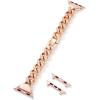 imageKendra Scott Whitley Chain Watch Bands Compatible with Apple Watch and 20mm Samsung Galaxy WatchRose Gold Tone Stainless Steel