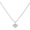 imageKendra Scott Ari Pave Heart Sterling Silver Charm Necklace in White Diamond Fine Jewelry for Women