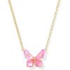 imageKendra Scott Bianca Butterfly Short Pendant Necklace Fashion Jewelry for WomenPINK MIX
