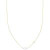 imageKendra Scott Cathleen 18k Gold Short Pendant Necklace Fine Jewelry for Women18K YELLOW GOLD  WHITE PEARL