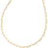 imageKendra Scott Large Paperclip Chain Necklace18K YELLOW GOLD VERMEIL