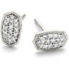 imageKendra Scott White Diamond Marisa Stud Earrings in 14k Gold Fine Jewelry for Women14K WHITE GOLD  CRYSTAL CLEAR DIAMOND