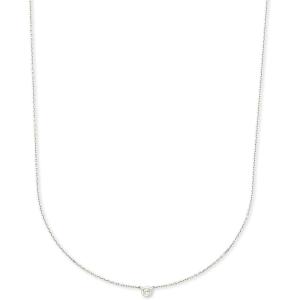 imageKendra Scott Audrey Pendant Necklace Fine Jewelry for Women14K WHITE GOLD  WHITE DIAMOND