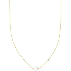 imageKendra Scott Cathleen 18k Gold Short Pendant Necklace Fine Jewelry for Women18K YELLOW GOLD  WHITE PEARL