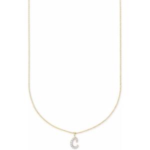 imageKendra Scott Diamond Letter AZ Pendant Necklace Fine Jewelry For WomenLETTER C