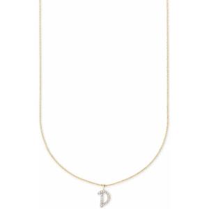 imageKendra Scott Diamond Letter AZ Pendant Necklace Fine Jewelry For WomenLETTER D