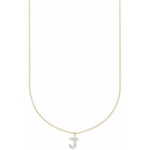 imageKendra Scott Diamond Letter AZ Pendant Necklace Fine Jewelry For WomenLETTER J