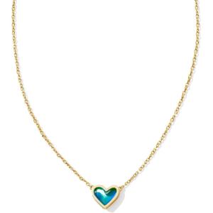 imageKendra Scott Framed Ari Heart Pendant Necklace Fashion Jewelry for WomenGOLD  MOOD STONE