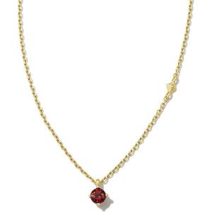imageKendra Scott Maisie 18K Gold Vermeil Pendant NecklaceRED GARNET