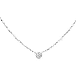 imageKendra Scott Tiny Dira White Diamond Pendant NecklaceSTERLING SILVER  WHITE DIAMOND