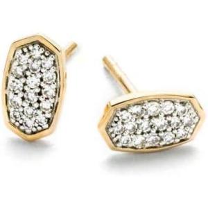 imageKendra Scott White Diamond Marisa Stud Earrings in 14k Gold Fine Jewelry for Women14K YELLOW GOLD  CRYSTAL CLEAR DIAMOND