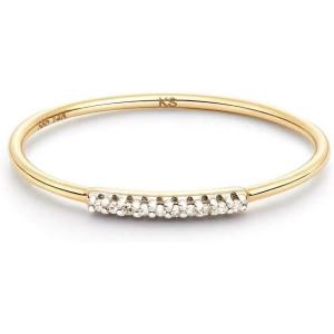 imageKendra Scott White Diamond Mila Ring in 14k Gold Fine Jewelry For Women14K YELLOW GOLD  CRYSTAL CLEAR DIAMOND