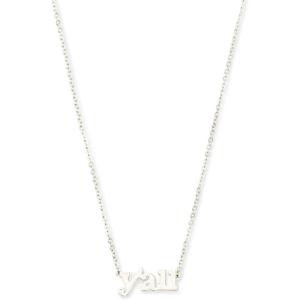 imageKendra Scott YAll Pendant NecklaceSTERLING SILVER