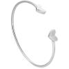 imageKendra Scott Ari Heart Sterling Silver Cuff Bracelet in White Diamond Fine Jewelry for Women