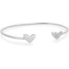 imageKendra Scott Ari Heart Sterling Silver Cuff Bracelet in White Diamond Fine Jewelry for Women