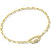 imageKendra Scott Bristol Chain Bracelet 18k Gold Vermeil White SapphireWHITE SAPPHIRE