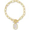 imageKendra Scott Daphne Link And Chain Bracelet Fashion Jewelry for WomenIVORY MOTHER OF PEARL