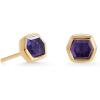 18K GOLD VERMEIL - IOLITE