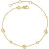 imageKendra Scott Davie Trio Delicate BraceletWHITE SAPPHIRE