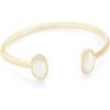 imageKendra Scott Elton Bracelet in 14k GoldPlated Brass Fashion Jewelry for Women White Opal