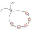 imageKendra Scott Hallie Delicate Chain Bracelet Fashion Jewelry for WomenRHODIUM  SUNRISE WATERCOLOR ILLUSION