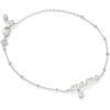 imageKendra Scott Mama Crystal Delicate Chain Bracelet White Cubic Zirconia Fashion Jewelry for WomenRHODIUM METAL