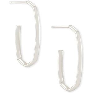 imageKendra Scott Ellen Hoop Earrings for Women Fashion JewelryRHODIUM