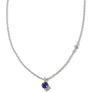 imageKendra Scott Maisie Sterling Silver Pendant NecklaceBLUE IOLITE