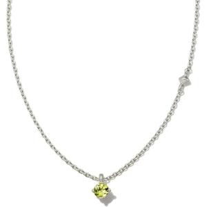 imageKendra Scott Maisie Sterling Silver Pendant NecklacePERIDOT