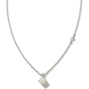 imageKendra Scott Maisie Sterling Silver Pendant NecklaceWHITE PEARL